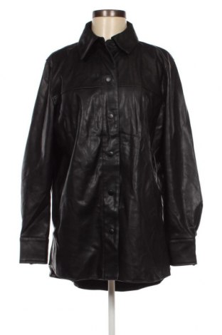 Dámska kožená bunda  ONLY Carmakoma, Veľkosť XL, Farba Čierna, Cena  11,16 €