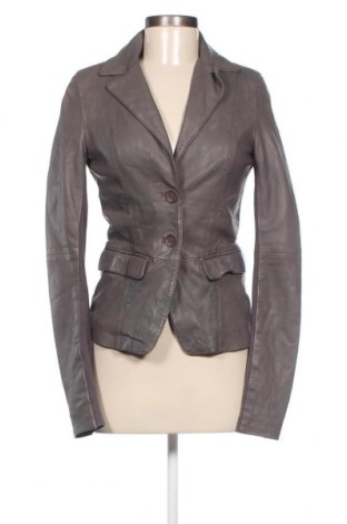 Dámska kožená bunda  Oakwood, Veľkosť S, Farba Sivá, Cena  128,14 €