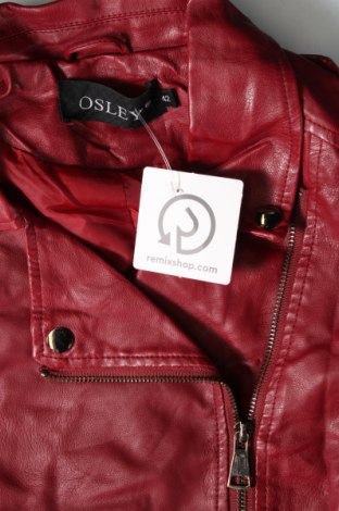 Damen Lederjacke Osley, Größe M, Farbe Rot, Preis 14,66 €