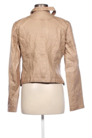 Damen Lederjacke Pronto Moda, Größe L, Farbe Beige, Preis 16,37 €