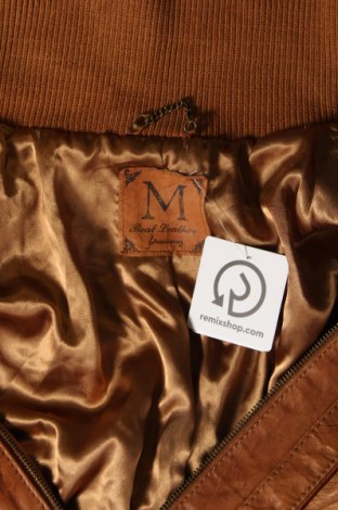 Dámská kožená bunda  Stradivarius, Velikost M, Barva Béžová, Cena  904,00 Kč