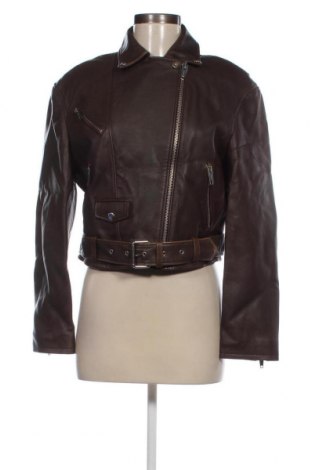 Dámska kožená bunda  The Kooples, Veľkosť S, Farba Hnedá, Cena  340,01 €