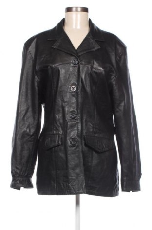 Γυναικείο δερμάτινο μπουφάν Vera Pelle, Μέγεθος XL, Χρώμα Μαύρο, Τιμή 52,95 €