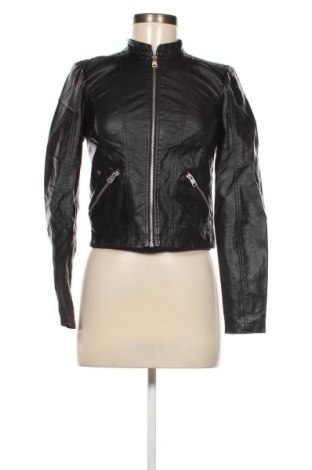 Γυναικείο δερμάτινο μπουφάν Vero Moda, Μέγεθος XS, Χρώμα Μαύρο, Τιμή 12,68 €