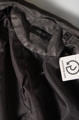 Dámska kožená bunda  Woman By Tchibo, Veľkosť XL, Farba Sivá, Cena  19,45 €
