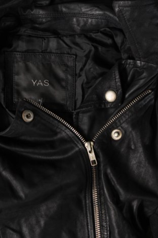 Γυναικείο δερμάτινο μπουφάν Y.A.S, Μέγεθος M, Χρώμα Μαύρο, Τιμή 68,50 €
