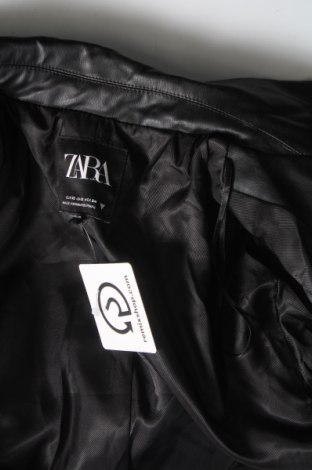 Dámska kožená bunda  Zara, Veľkosť XS, Farba Čierna, Cena  18,14 €