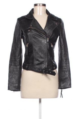 Dámska kožená bunda  Zara, Veľkosť S, Farba Čierna, Cena  40,37 €