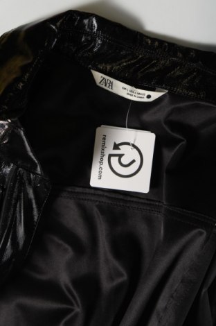 Dámska kožená bunda  Zara, Veľkosť L, Farba Čierna, Cena  18,14 €
