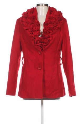 Dámský kabát , Velikost L, Barva Červená, Cena  955,00 Kč