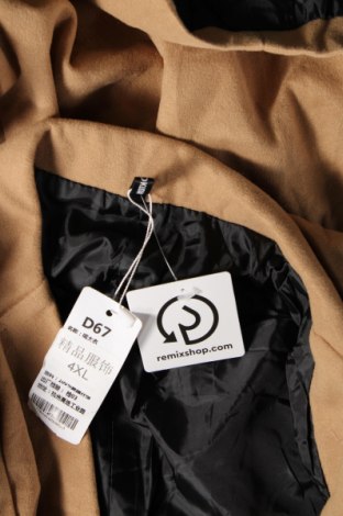 Γυναικείο παλτό, Μέγεθος 4XL, Χρώμα  Μπέζ, Τιμή 44,60 €