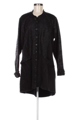 Дамско палто, Размер L, Цвят Черен, Цена 12,16 лв.