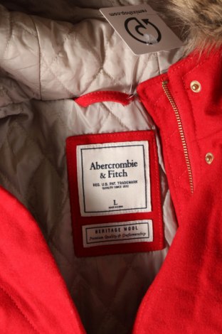 Γυναικείο παλτό Abercrombie & Fitch, Μέγεθος L, Χρώμα Κόκκινο, Τιμή 42,87 €