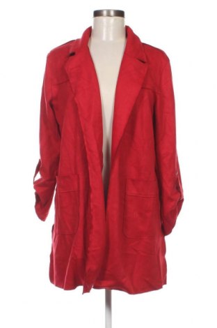 Palton de femei Bershka, Mărime M, Culoare Roșu, Preț 105,27 Lei