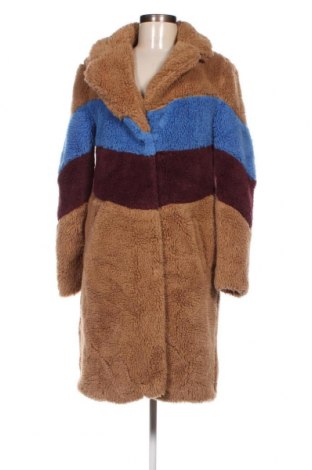 Дамско палто Bershka, Размер S, Цвят Многоцветен, Цена 50,29 лв.