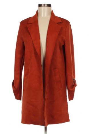 Дамско палто Bershka, Размер M, Цвят Оранжев, Цена 12,16 лв.