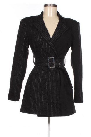 Дамско палто Bershka, Размер S, Цвят Черен, Цена 35,20 лв.