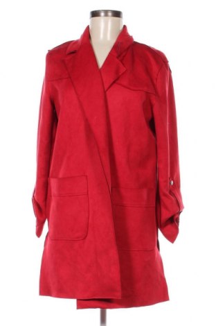 Γυναικείο παλτό Bershka, Μέγεθος M, Χρώμα Κόκκινο, Τιμή 23,75 €