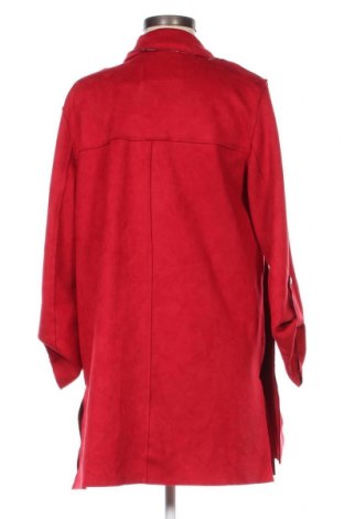 Дамско палто Bershka, Размер M, Цвят Червен, Цена 10,24 лв.