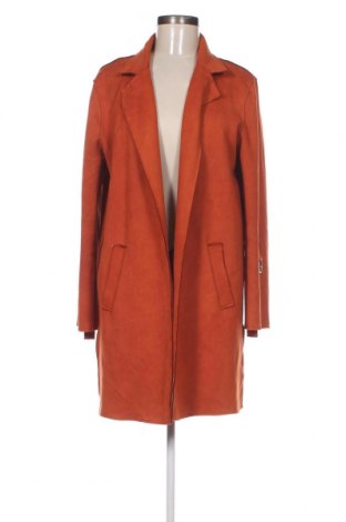 Дамско палто Bershka, Размер L, Цвят Оранжев, Цена 53,50 лв.