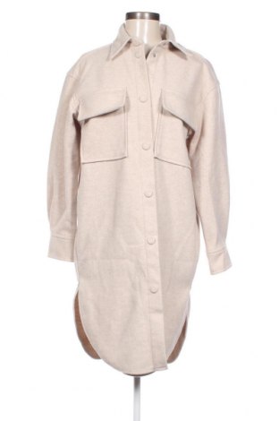 Дамско палто H&M, Размер XS, Цвят Бежов, Цена 53,50 лв.