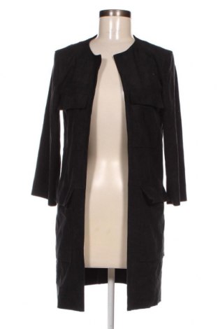 Дамско палто H&M, Размер XS, Цвят Черен, Цена 32,00 лв.
