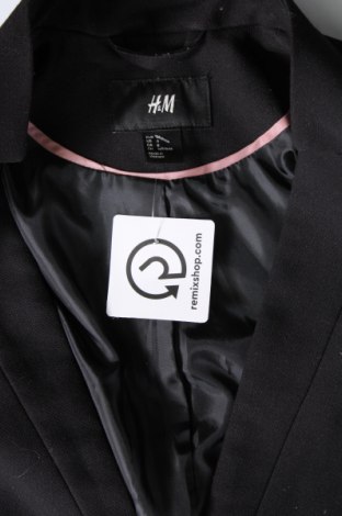 Дамско палто H&M, Размер S, Цвят Черен, Цена 64,00 лв.