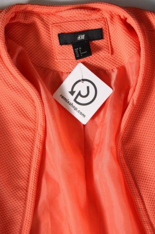 Дамско палто H&M, Размер S, Цвят Оранжев, Цена 53,50 лв.