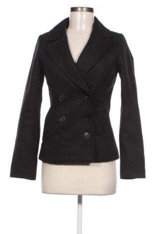 Дамско палто H&M Divided, Размер XS, Цвят Черен, Цена 64,20 лв.