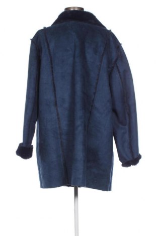 Γυναικείο παλτό Helena Vera, Μέγεθος 3XL, Χρώμα Μπλέ, Τιμή 32,81 €