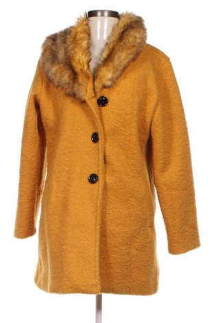 Γυναικείο παλτό Made In Italy, Μέγεθος M, Χρώμα Κίτρινο, Τιμή 31,11 €