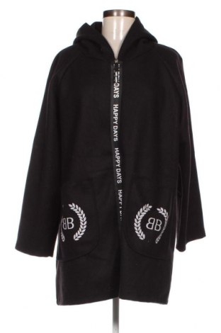Γυναικείο παλτό Made In Italy, Μέγεθος XXL, Χρώμα Μαύρο, Τιμή 27,71 €