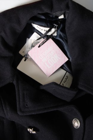 Γυναικείο παλτό Naf Naf, Μέγεθος M, Χρώμα Μπλέ, Τιμή 40,92 €