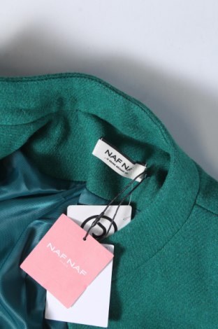 Дамско палто Naf Naf, Размер XS, Цвят Зелен, Цена 184,24 лв.