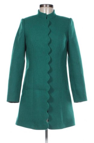 Γυναικείο παλτό Naf Naf, Μέγεθος XS, Χρώμα Πράσινο, Τιμή 94,97 €