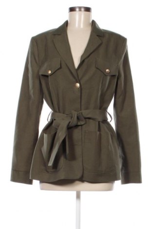 Дамско палто Naf Naf, Размер L, Цвят Зелен, Цена 80,15 лв.