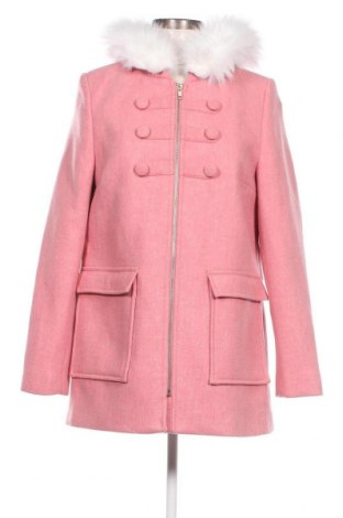 Дамско палто Naf Naf, Размер M, Цвят Розов, Цена 121,05 лв.
