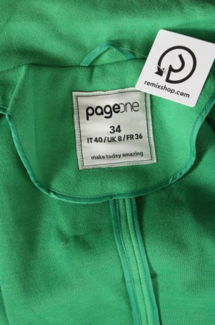 Palton de femei Page One, Mărime XS, Culoare Verde, Preț 193,58 Lei