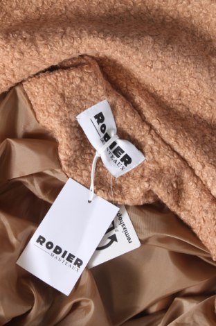 Дамско палто Rodier, Размер L, Цвят Бежов, Цена 192,03 лв.