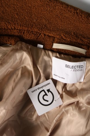 Palton de femei Selected Femme, Mărime L, Culoare Maro, Preț 233,45 Lei