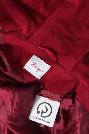 Damenmantel Sheego, Größe XL, Farbe Rot, Preis 22,24 €