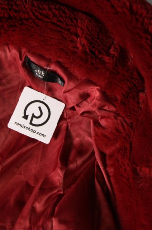 Дамско палто Shk, Размер L, Цвят Червен, Цена 50,29 лв.