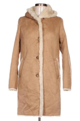 Дамско палто Uniqlo, Размер XS, Цвят Бежов, Цена 29,14 лв.