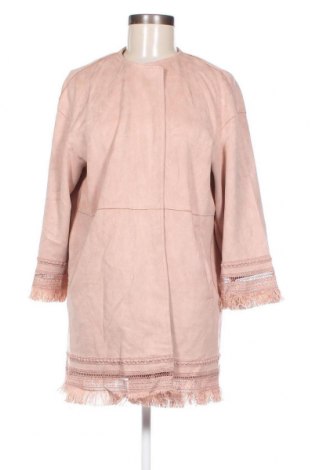 Palton de femei Zara, Mărime M, Culoare Roz, Preț 32,57 Lei