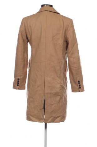 Дамско палто Zara, Размер S, Цвят Бежов, Цена 42,16 лв.