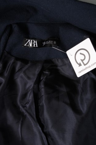 Palton de femei Zara, Mărime S, Culoare Albastru, Preț 131,97 Lei