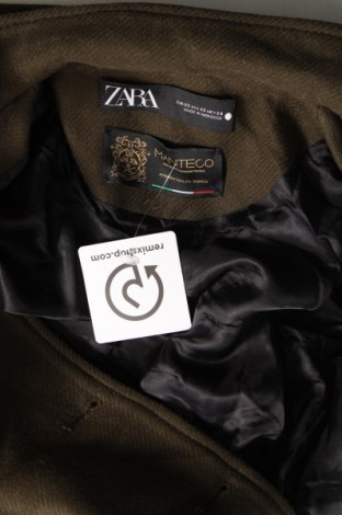 Γυναικείο παλτό Zara, Μέγεθος XS, Χρώμα Πράσινο, Τιμή 15,99 €