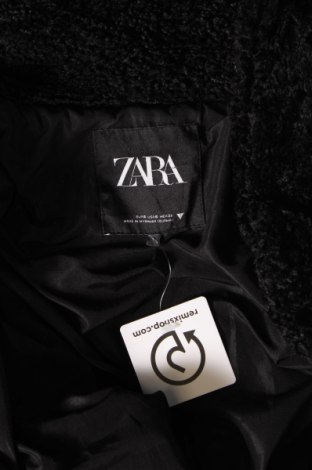 Дамско палто Zara, Размер S, Цвят Черен, Цена 34,00 лв.