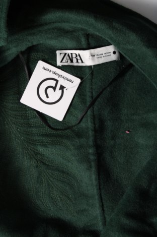 Γυναικείο παλτό Zara, Μέγεθος XS, Χρώμα Πράσινο, Τιμή 42,06 €