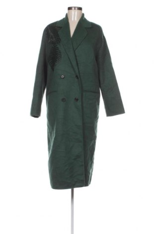 Palton de femei Zara, Mărime XS, Culoare Verde, Preț 145,39 Lei